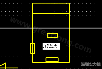 PCB設(shè)計(jì)時(shí)后焊元件焊盤開孔過大容易使焊錫流進(jìn)插座造成短路。
