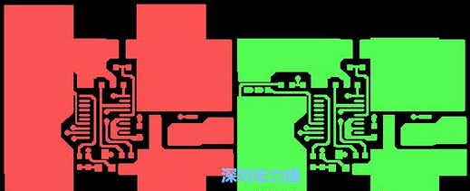 此操作可使文件中大部分的焊盤輸出后仍為焊盤，不會成為線性焊盤，并且不會產生像下圖一樣的短路情況