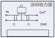 圖3：降壓電路的PCB設(shè)計示例。